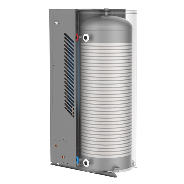 דוד מים היברידי מקור אוויר משאבת חום צילינדר Dhw 200L / 250L / 300L
